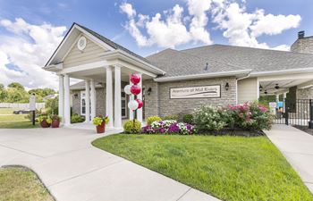 Lush and beautifully manicured landscaping